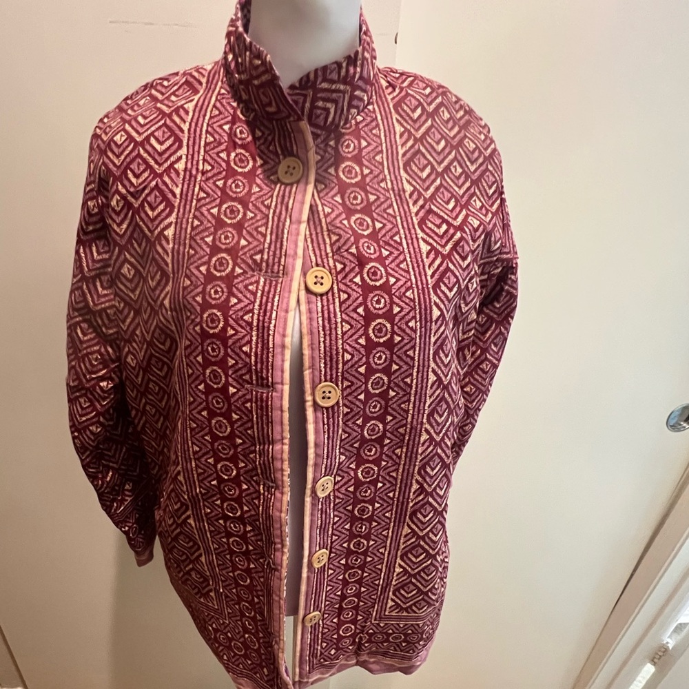 🇮🇳 NWT Handcrafted quilted Jacket 🇮🇳